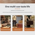 thumbnail image 3 of YIEMEEN Wooden Multi Purpose Storage Chest European Style Large Capacity Carry Handle, 3 of 17