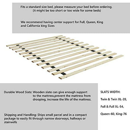 Mayton 0 75 Inch Heavy Duty Mattress, Bunk Bed Support Boards