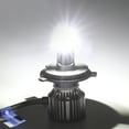 thumbnail image 2 of IVBDQV For Nissan Versa 2007-2019 LED Headlight H4 High/Low Beam Bulbs 2Pcs 6500K White, 2 of 14