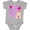 AC-Heather Grey, variant on Inktastic Second Birthday with Cute Puppy and Butterflies Boys or Girls Baby Bodysuit