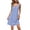 Light Blue, variant on Nightgowns for Women Bamboo Viscose Night Gown Sleeveless Sleep Shirts Tank Sleep Dress V-neck Sleepwear