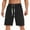 Black, variant on TMOYZQ Mens Cotton Athletic Shorts, 7 Inch Workout Gym Running Shorts Lightweight Drawstring Elastic Waist Jogger Sports Sweat Shorts with Pockets