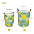 thumbnail image 5 of Bingfone Lemons Chamomile Flowers And Leaves Waterproof Foldable Laundry Hamper Bucket With Handles For Storage Bin,Clothes Hamper (Medium), 5 of 8
