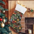 thumbnail image 5 of Coolnut 17.7 Inch Christmas Stockings, 1 PCS Colorful Paisley Floral Presonalized Large Stocking Sock for Family Holiday Xmas Party Decorations, 5 of 7