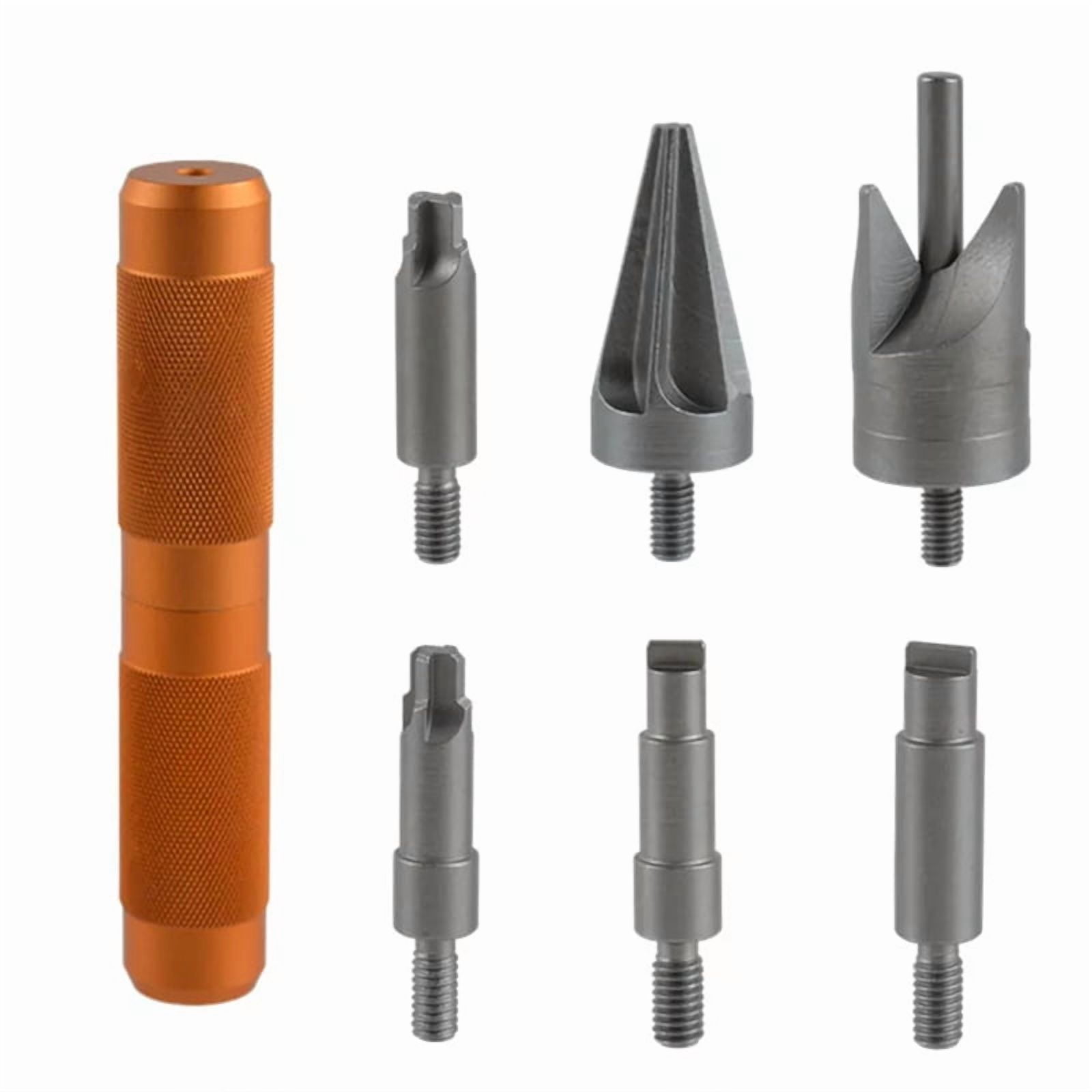 Case Chamfer Deburring Hand Tools Steel Case Prep Multitool for Removing Crimps