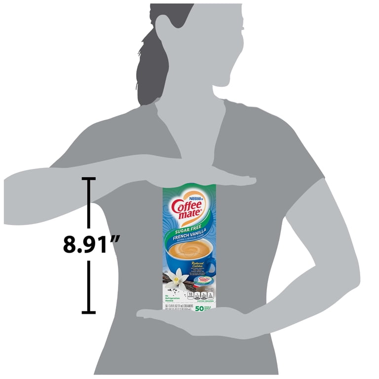 Nestle Coffee Mate Sugar-Free French Vanilla Creamer Cups, Flavor