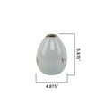 thumbnail image 2 of Flora Bunda CT2252E-GY 5.8' Ceramic Bud Vase, 2 of 3