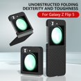 thumbnail image 2 of SaniMore for Samsung Z Flip 5 Case, Slim Fit Cover with Hinge Protection & Lens Protector Compatible with Samsung Galaxy Z Flip 5 2023, Black, 2 of 7