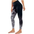 thumbnail image 6 of Sakmal High Waisted Leggings for Women Compression Soft Gray Butt Lifting Yoga Pants Gym Long Flame Print Leggings, 6 of 6