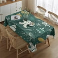 thumbnail image 2 of Rectangle Table Clothes Christmas Snowflake Gingerbread Man Tablecloth,Decorative Foldable Table Covers for Picnic Catering Halloween Fall Thanksgiving Christmas, 2 of 5