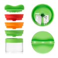 thumbnail image 4 of Vegetable Spiralizer 3 Blades Fine Shredded Coarse Shredded and Thin Slices Manual Handheld Spiral Vegetable Shredder, 4 of 8