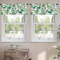 thumbnail image 2 of LALILO Kitchen Curtain Valance With High Quality Watercolor Rod Pocket Window Curtain 52"x 18" Set of 2, 2 of 5