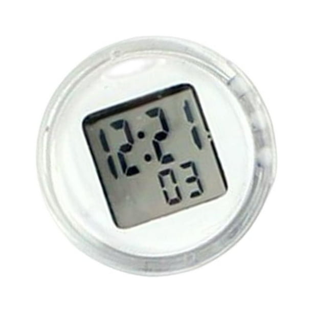 Kenally Reloj para salpicadero, tamaño compacto, accesorios para ciclismo, componente electrónico, reloj adhesivo, accesorios para Type6 NO6