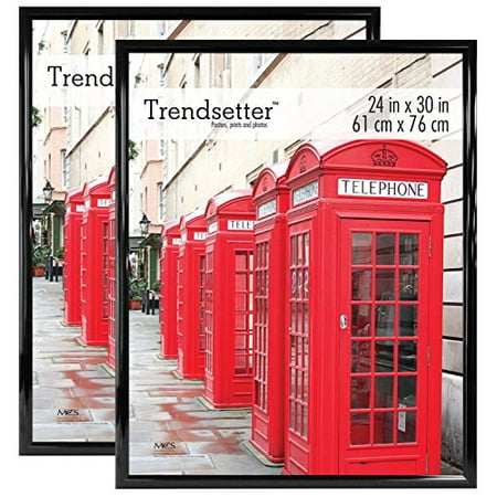 MCS Trendsetter 24x30 Inch Poster Frame (2pk), Black (65686)