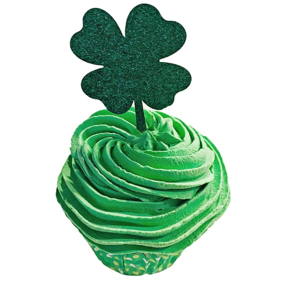 DEZICAKES Fake Cupcake Green St. Patrick's Day Cupcake Prop Decoration Dezicakes
