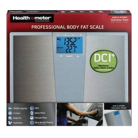 Health O Meter Professional Body Fat Scale Stainless Steel ...