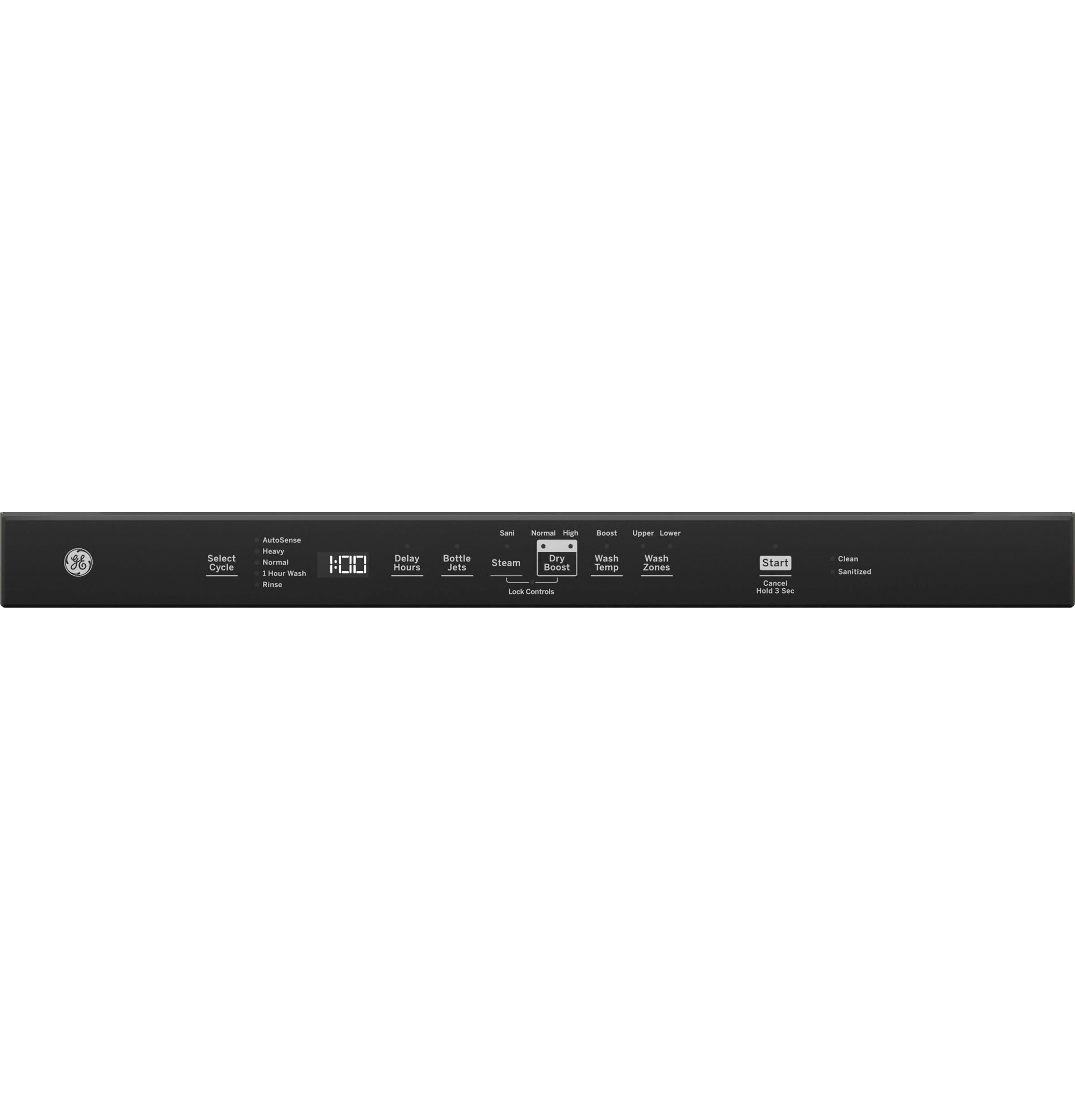 GE GDP630PMRES 50 dBA Slate Top Control Built-In Dishwasher