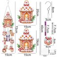 thumbnail image 2 of Christmas Diamond Art Painting Wind Chime Ornament DIY Kit, 2 of 5