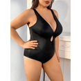thumbnail image 5 of Plus Size Hollow Detail Stylish Bodycon Jumpsuit, 5 of 5