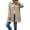 Apricot XXL, variant on Fall Spring Women Coat Single-breasted Buttons Loose Solid Color Turn-down Collar Cardigan Long Sleeves Dating Commuting Jacket