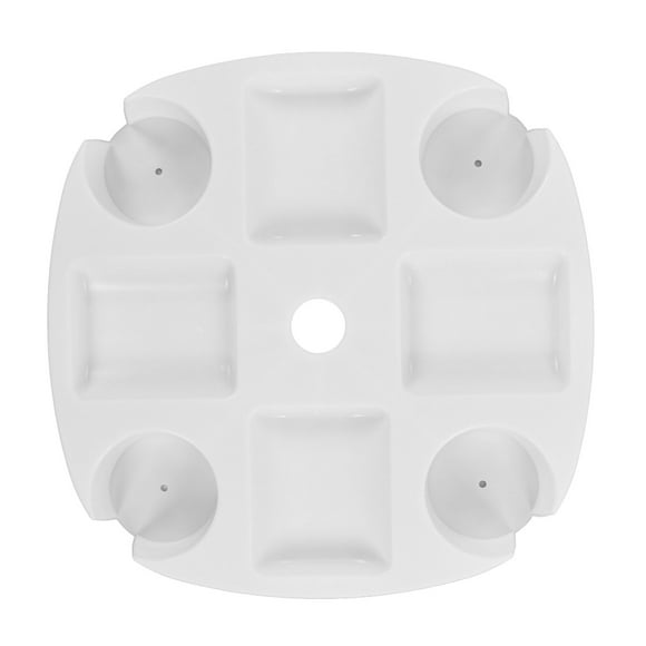 Beach Umbrella Table Tray, Umbrella Table Tray PP Round Dirt Resistant For Snack