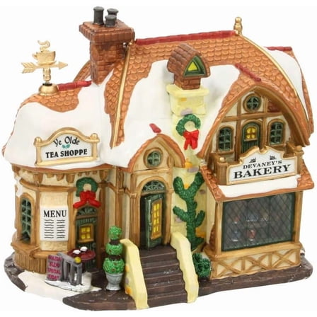 unbrand Christmas Village Devaneys Bakery Battery Operated Led - 35793