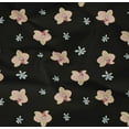 thumbnail image 4 of oneOone Organic Cotton Poplin Twill Fabric Orchid Floral Print Fabric By Yard 42 Inches Wide, 4 of 4