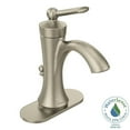 thumbnail image 5 of Moen Wynford Brushed Nickel One-Handle Bathroom Faucet, 5 of 5