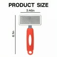 thumbnail image 2 of ACDANC Slicker Brush for Dogs,Dog Brush for Long Haired Dogs,Metal Needle Comb Slicker Brush,Red2, 2 of 6