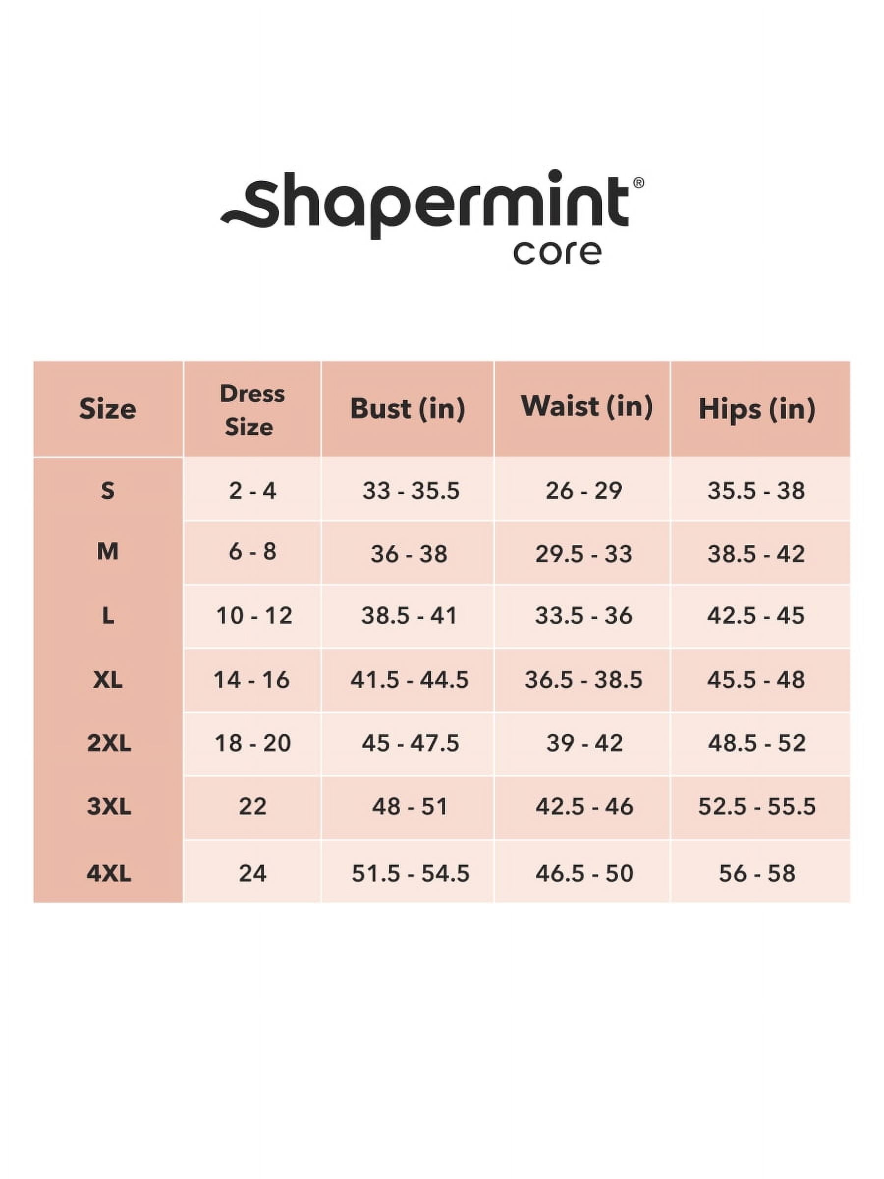Shapermint Core Scoop Neck Shaping Bodysuit for Women, Seamless Shaping Fit & Comfortable Support, Sizes S–4XL