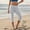 Gray, variant on Womens Elastic Waist Capri Jogger Pants Cuffed Ankle Pocket Cropped Yoga Sports Casual Pants Blue XL(XL)