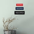 thumbnail image 4 of Signs ByLITA Basic Recipes Sign (Blue) - Small, 4 of 6