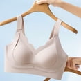 thumbnail image 4 of Yutgune Bras for Women Wireless Seamless Tshirt Bras for Women Soft Scalloped Everyday Bralette, 4 of 6