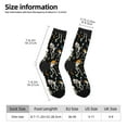 thumbnail image 5 of Yiaed Dancing Skeleton Party Print Great elasticity Crew Socks Sports socks for Men and Women, 5 of 5
