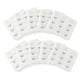 thumbnail image 1 of Señora 5Pcs 3 Gancho De 3 Filas Longitud Ajustable Correa Del Sujetador Extensor Ganchos De Hebilla Blanco Puro 10Pcs Una Talla, 1 of 5