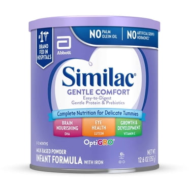 Similac Total Comfort Infant Formula with Iron, Powder, 12 oz (Pack of 6)