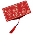 thumbnail image 2 of BAETEUY Red Envelope Stretchable Clear Printing Paper Exquisite Workmanship Chinese HongBao for Home, 2 of 8