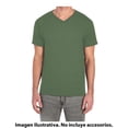 thumbnail image 2 of Playera Fruit of the Loom Para hombre cuello v, algodón sustentable, verde, talla 2EG, 2 of 4