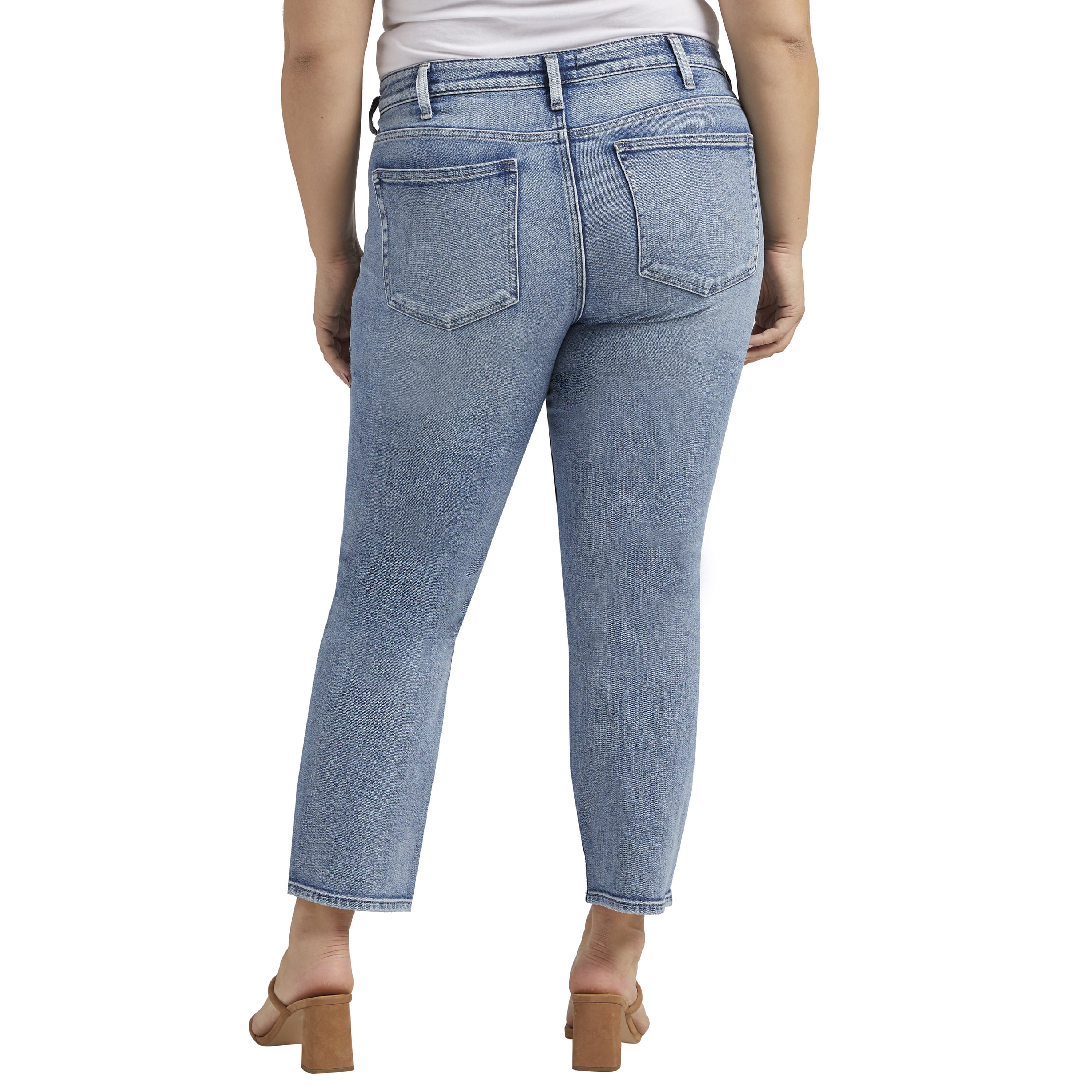 Buy Most Wanted Mid Rise Flare Jeans Plus Size for USD 78.00