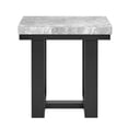 thumbnail image 4 of Pemberly Row Gray Marble and Espresso Wood 3-piece Coffee Tables Occasional Set, 4 of 10