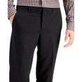 thumbnail image 4 of Perry Ellis Portfolio Mens Modern fit Dress Pants 33 / 32 Black Solid Stretch, 4 of 4