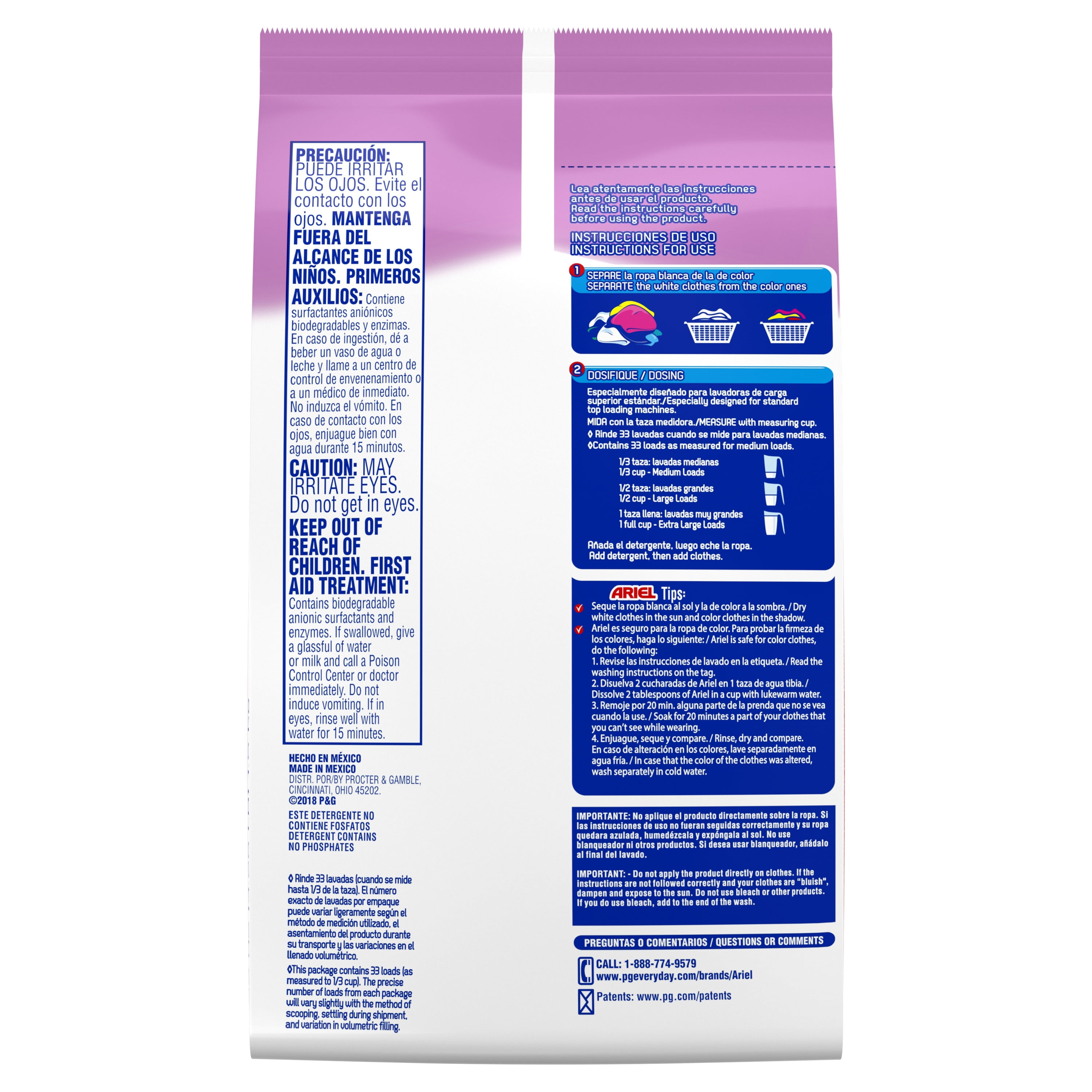  Ariel Touch of Lenor Fresh Liquid Laundry Detergent - 1.1 L /  20 WL : Health & Household