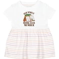 thumbnail image 3 of Inktastic Our Newest Book Club Member Girls Baby Dress, 3 of 5