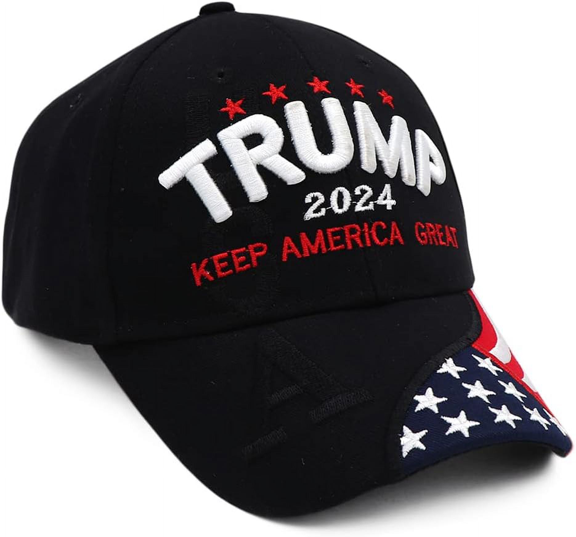 Trump 2024 Maga Keep America Great Camo Baseball Cap Embroidered