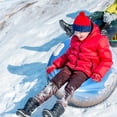 thumbnail image 3 of WJCA Large 33.5-Inch Inflatable Snow Tube for Adults, Heavy-Duty Sledding Design with Secure Handles, for Winter Hill Adventures, 3 of 7