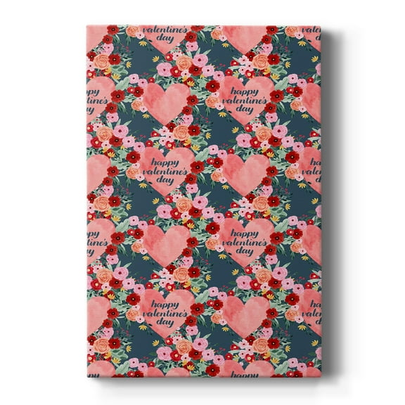 Sweet Hearts Collection E Premium Gallery Wrapped Canvas - Ready to Hang