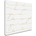 thumbnail image 2 of Trademark Fine Art "How Good Gold" Canvas Art by Lisa Powell Braun, 2 of 3