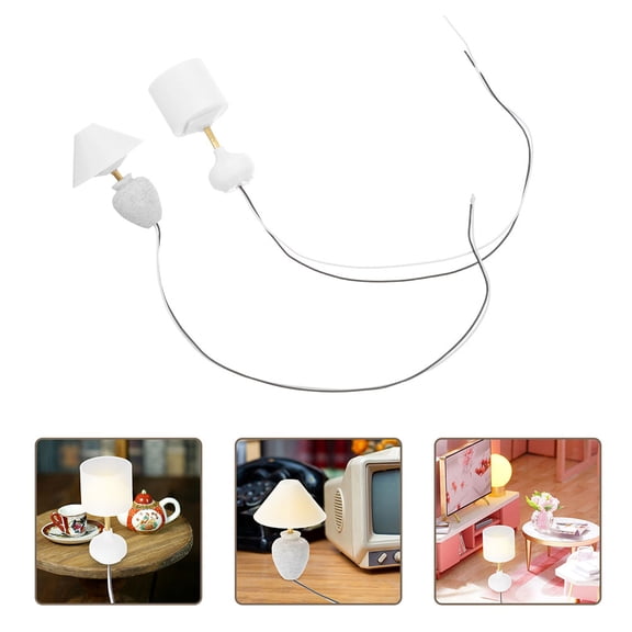 AURARMLET 4pcs Dollhouse Light Fixture Decorative Lighting for Creative Play in Multi