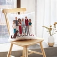thumbnail image 5 of LALILO Throw Pillow Covers Happy Black Family Portrait Father Cushion Cover 18" x 18", 2 Pack, 5 of 6