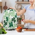 thumbnail image 3 of HELLHERO Clover Pattern Design Stylish Coffee Machine Dust Cover Washable Mixer Cover for Kitchen Home, 3 of 6